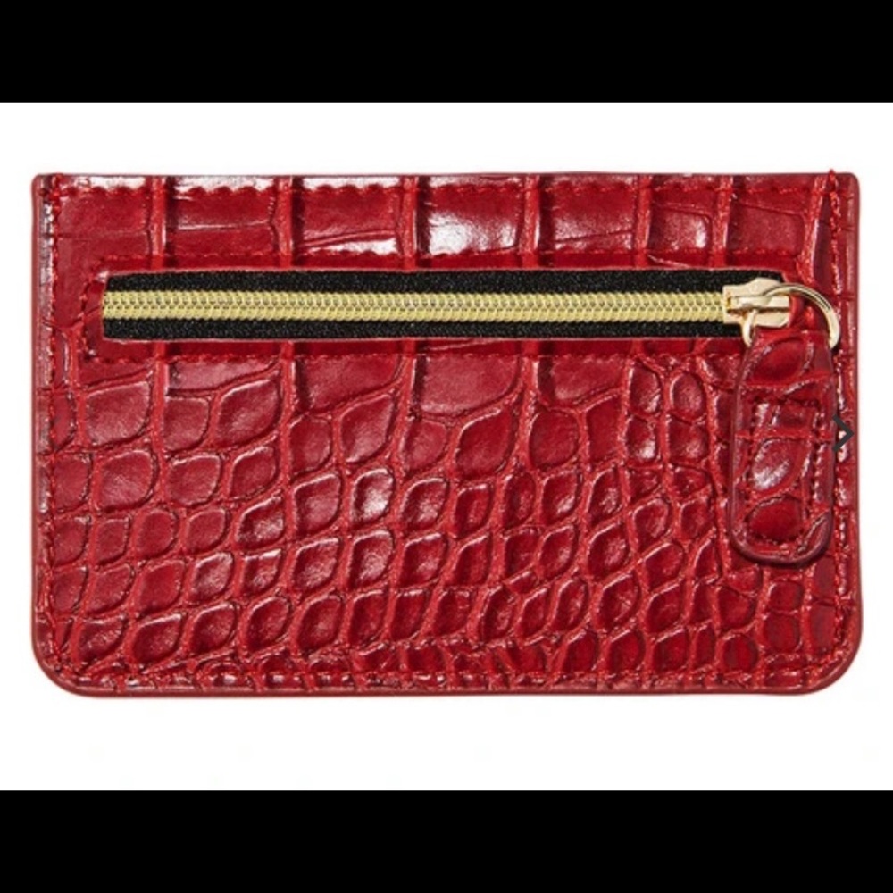 B-Low The Belt croc card case